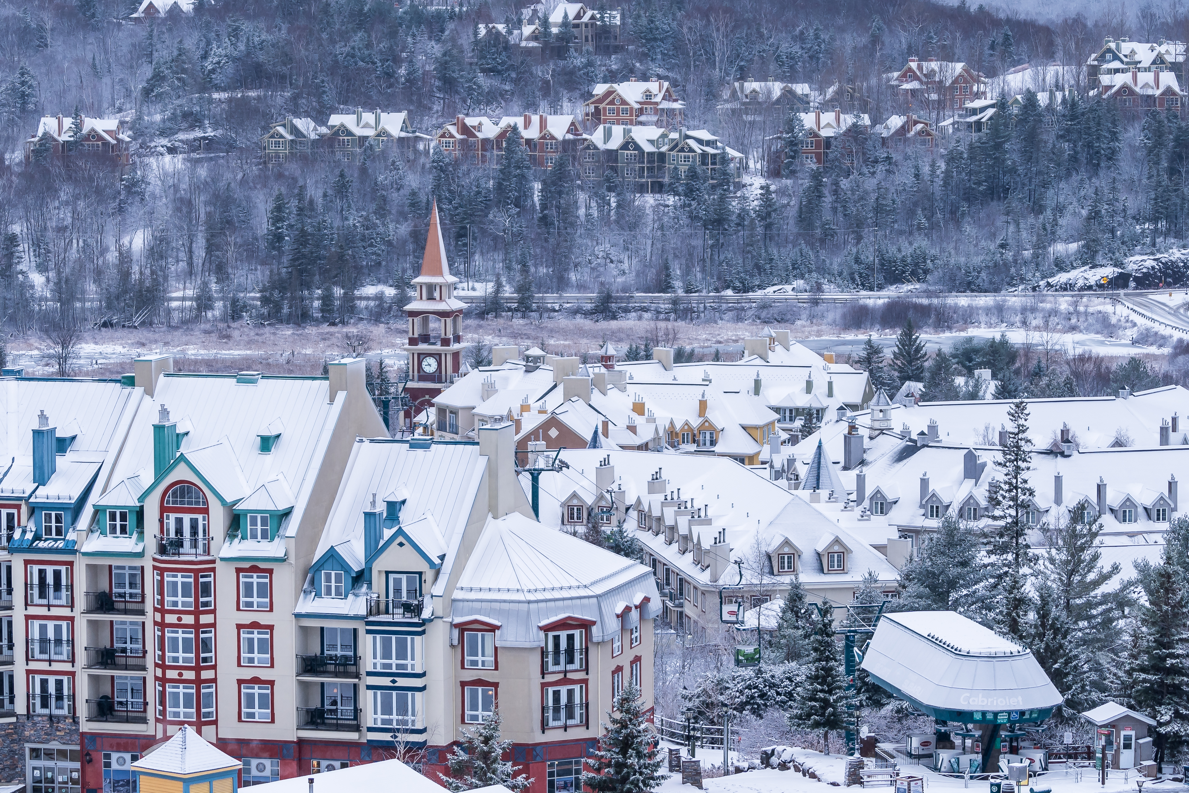 Hébergement Mont tremblant zone village piétonnier