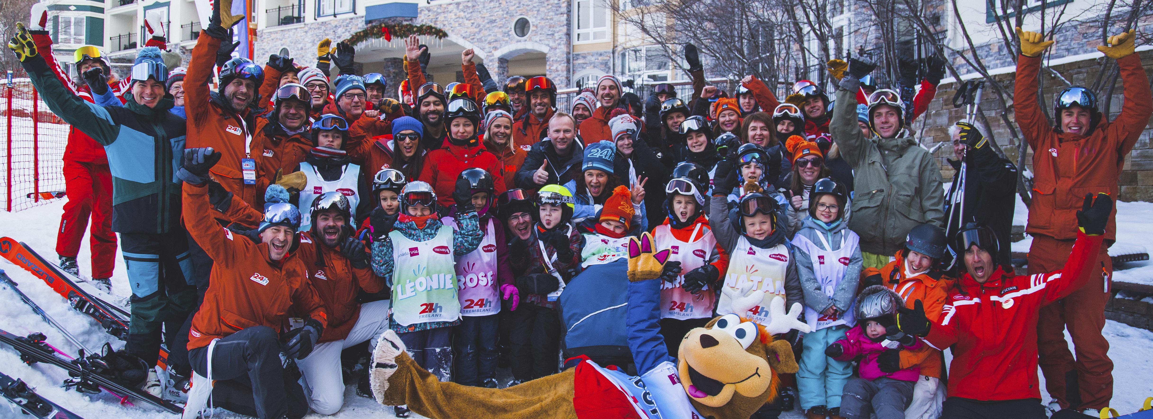 Enfants parrainés du 24h Tremblant 