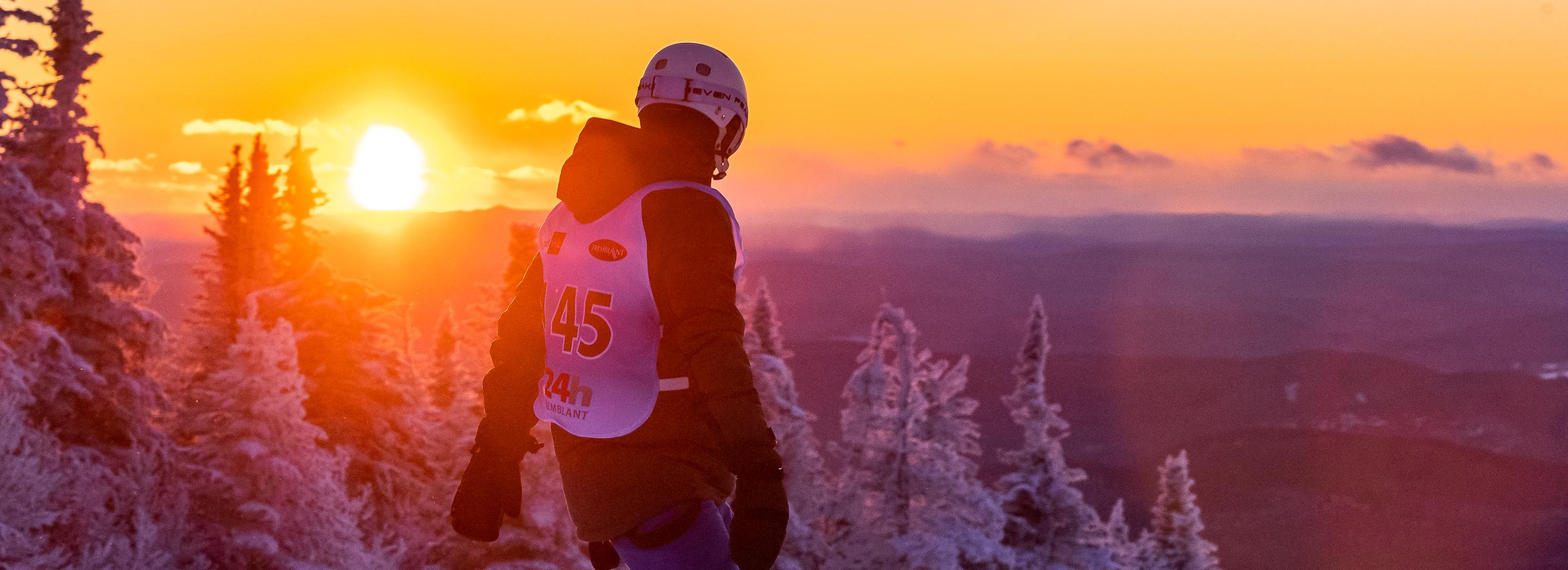 snowboarder au 24 tremblant