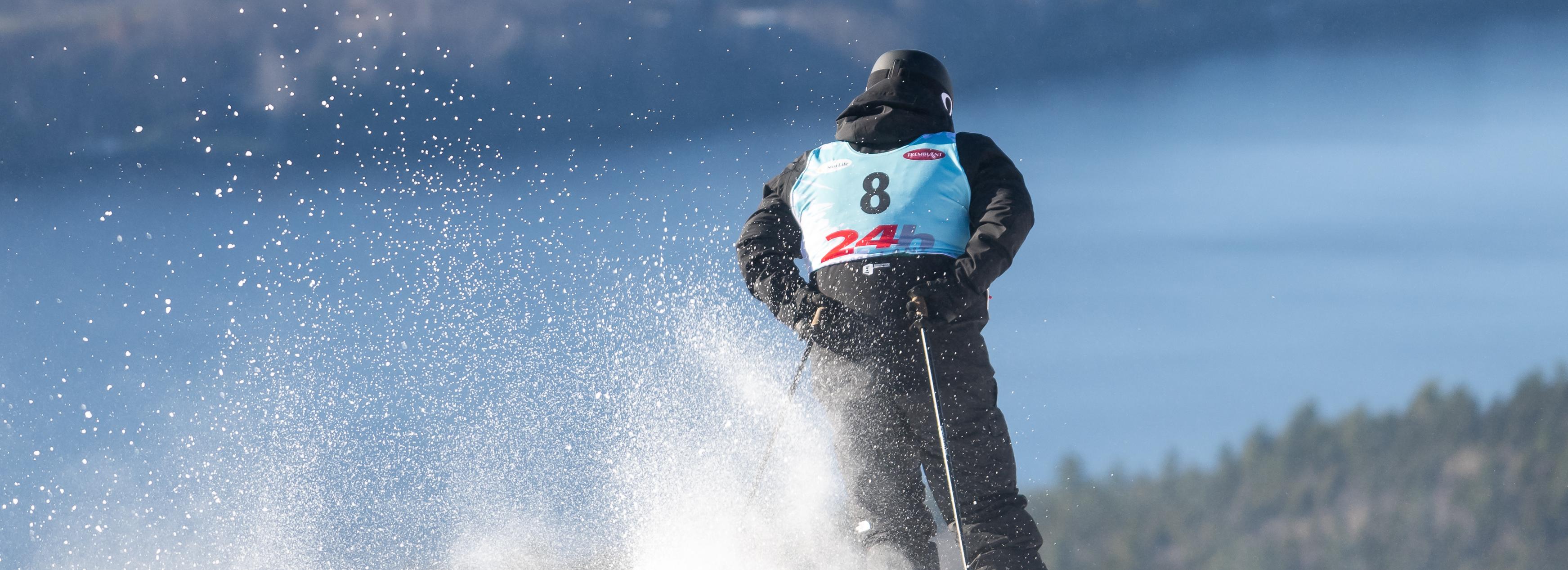 skier at 24h tremblant