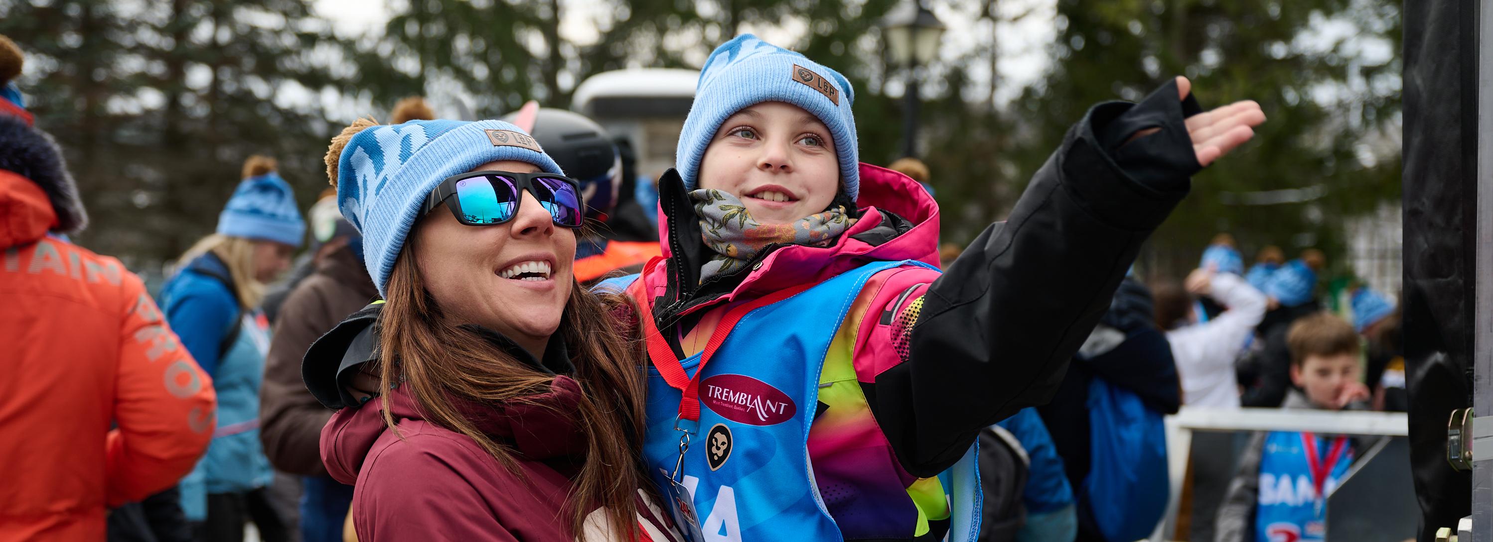 famille parrainée au 24h tremblant