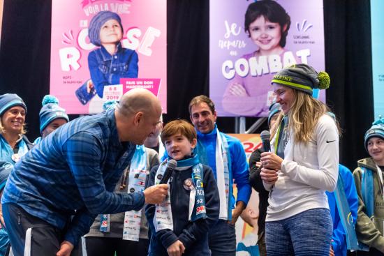 Un jeune participants du 24h Tremblant qui a fait la plus grande levée de dons