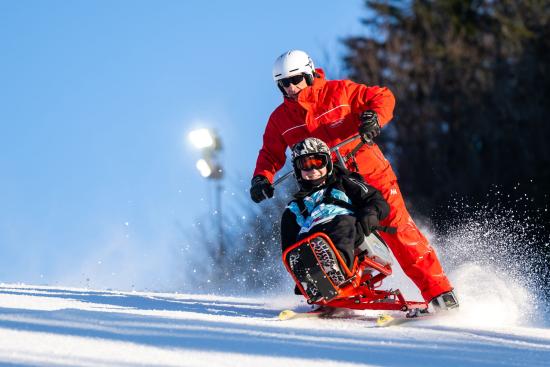 premières traces des enfants 24h Tremblant