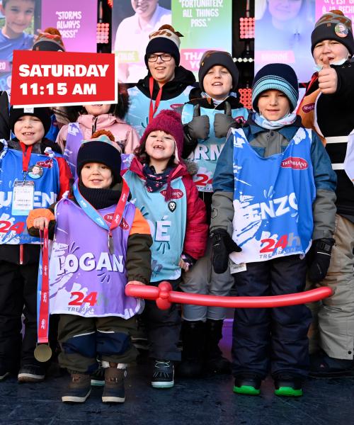 24h Tremblant's sponsored children