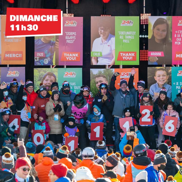 Montant final 24h Tremblant