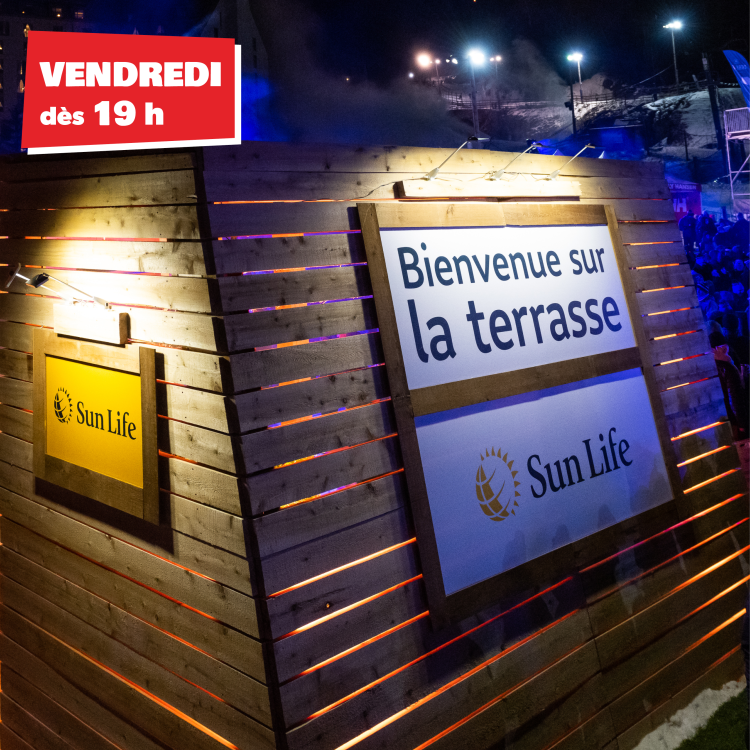 Terasse Sun Life 24h Tremblant