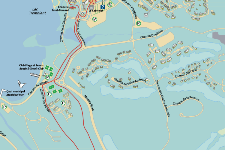 parcours marche course 24h tremblant