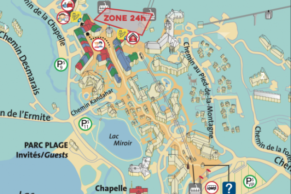 carte du site 24h tremblant