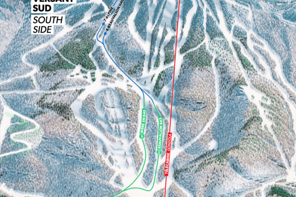 carte pistes de ski 24h tremblant
