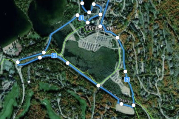 parcours marche-course 24h tremblant